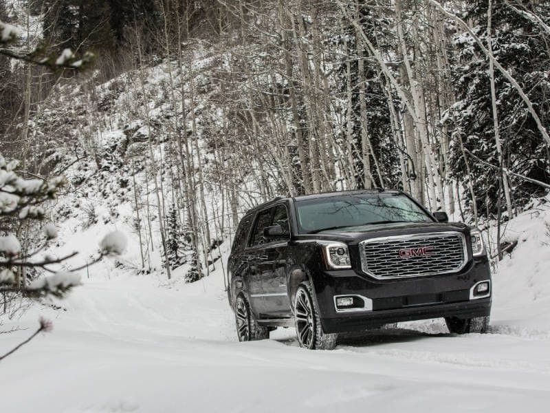 Luxury vehicle for a mountain vacation
