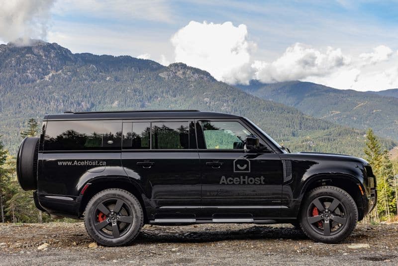 Private chauffeur for a luxury mountain stay
